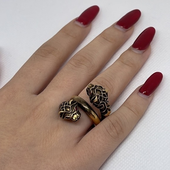 GUCCI ring tigers crystals authentic 100%‎ - Picture 1 of 9